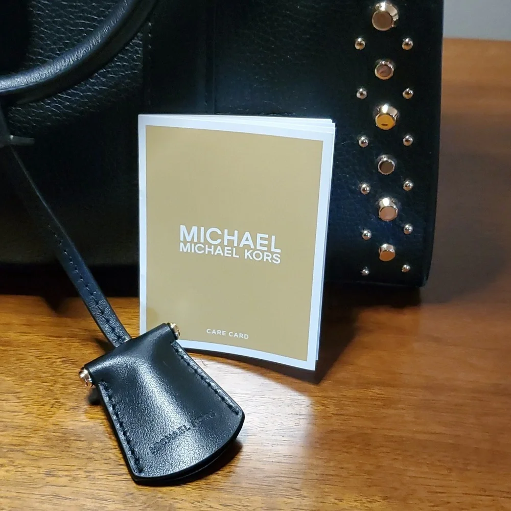 Michael Kors Nouveau Hamilton satchel handbag NWT - Picture 9 of 11